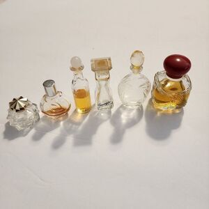 Collection of Six Miniature Perfume Bottles
